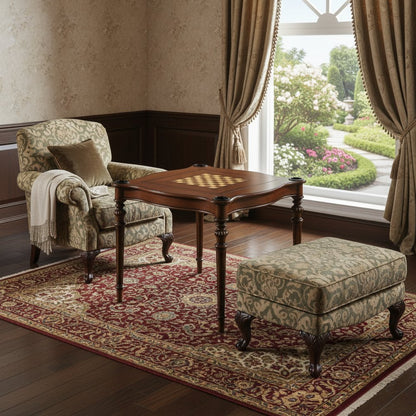 32" Brown Solid Wood Square Coffee Table