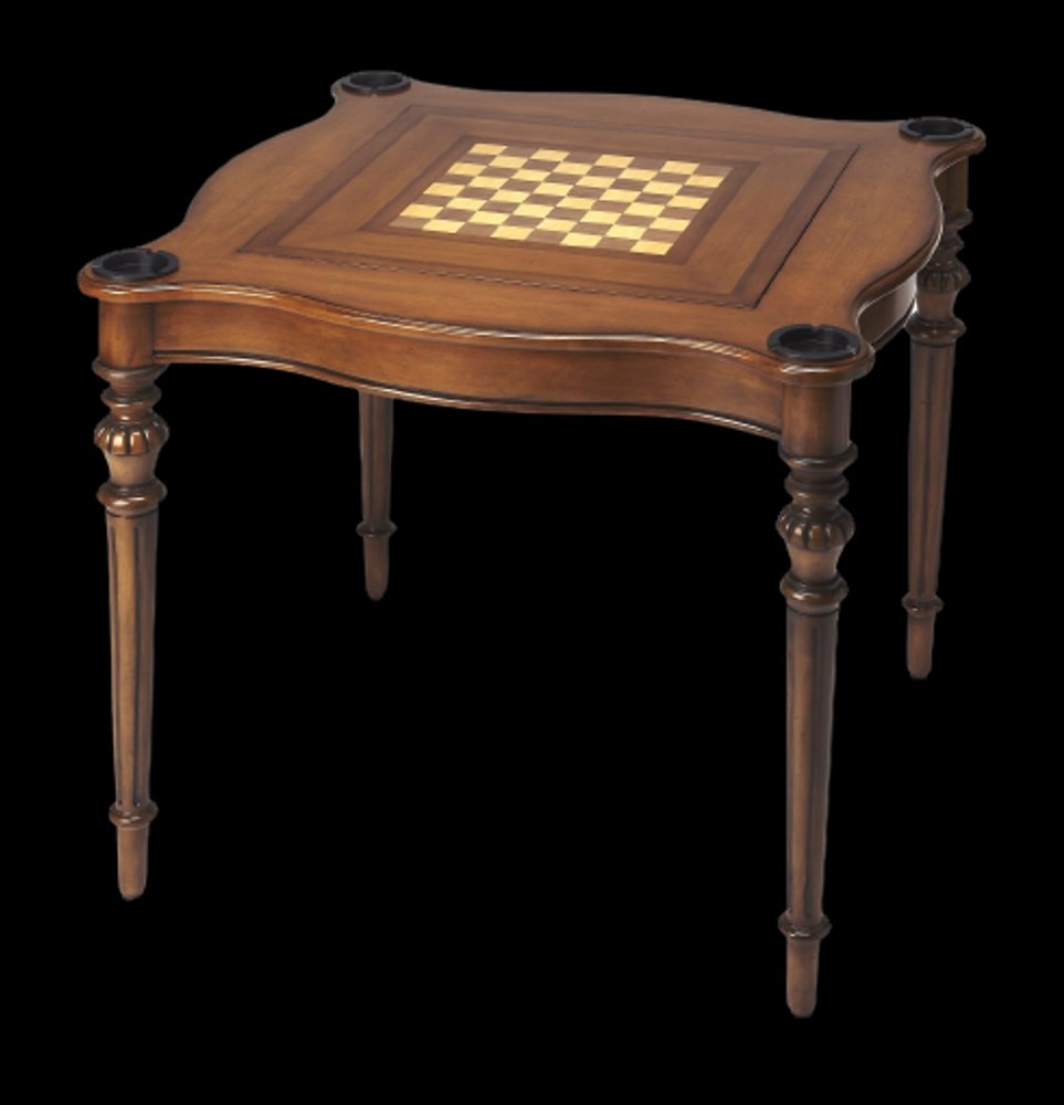 32" Brown Solid Wood Square Coffee Table