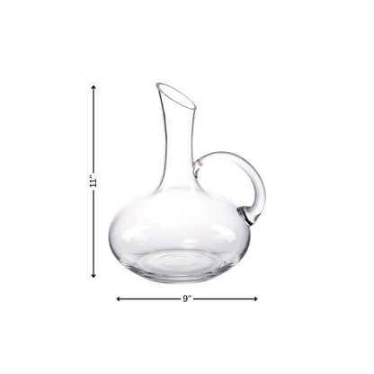 Genie Mouth Blown Lead Free Crystal Wine Carafe