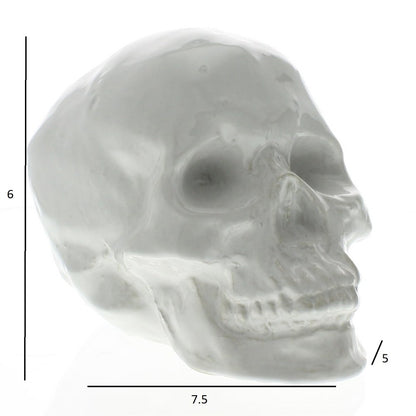 6" White Ceramic Tabletop Sculpture