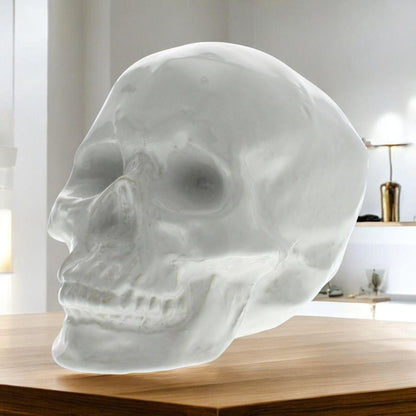 6" White Ceramic Tabletop Sculpture