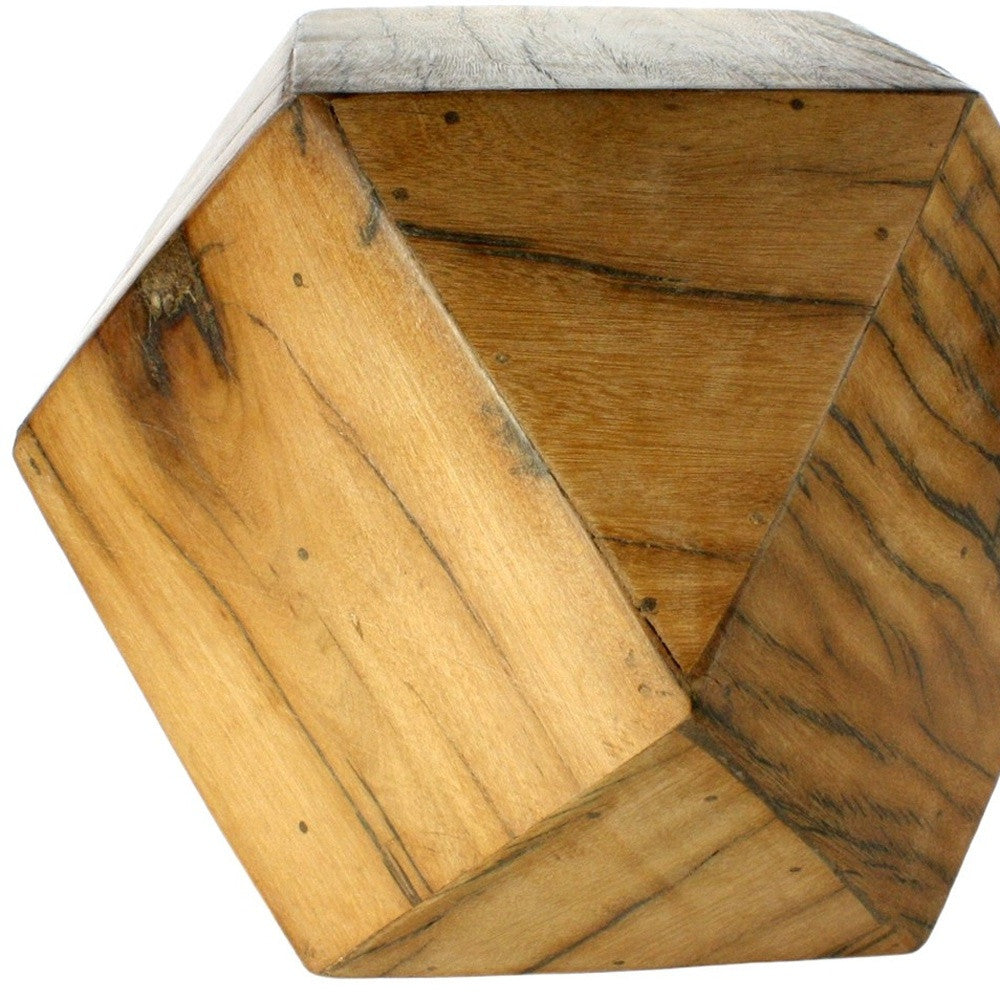 Wooden Geometric Sculpture