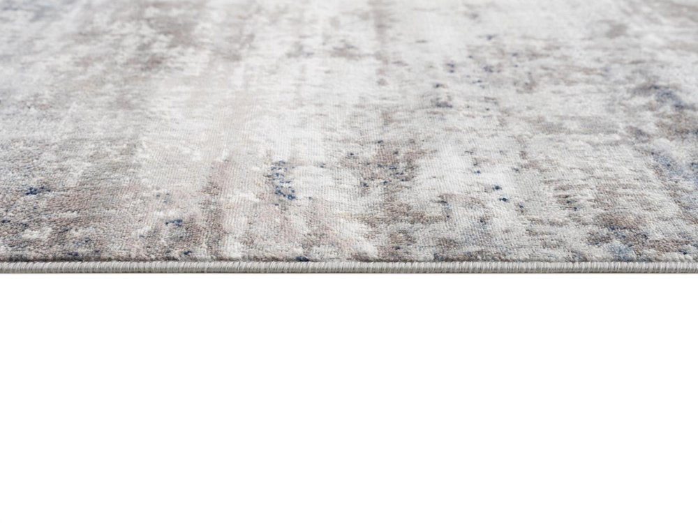 5' X 8' Navy Blue Distressed Striations Area Rug