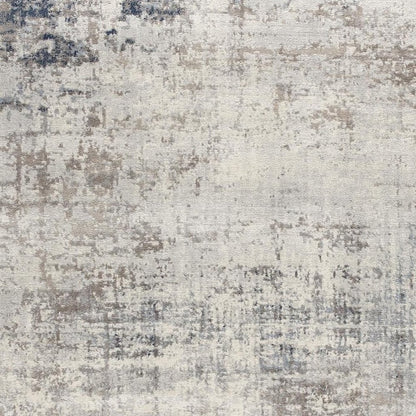 5' X 8' Navy Blue Distressed Striations Area Rug