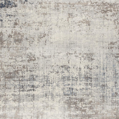 2' X 6' Navy Blue Distressed Striations Area Rug