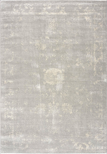 2' X 3' Modern Gray Distressed Scatter Rug