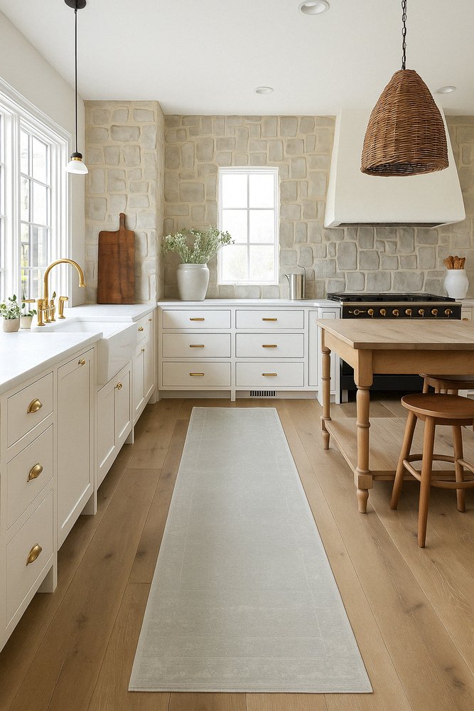 8' X 11' Modern Gray Distressed Area Rug