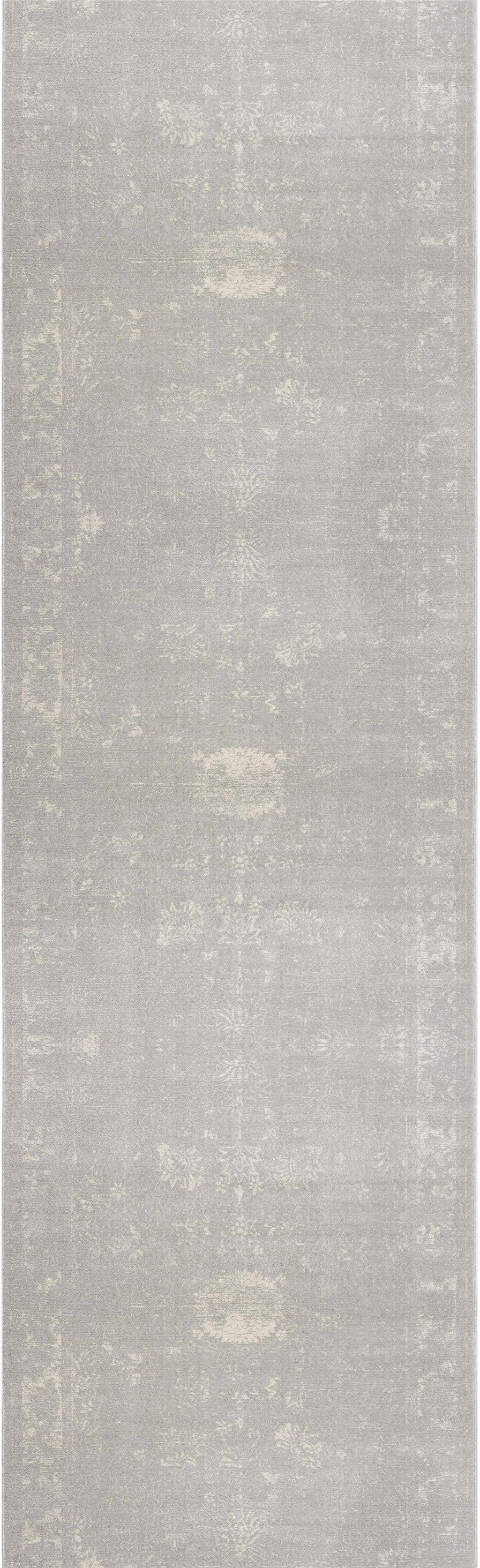 2' X 3' Modern Gray Distressed Scatter Rug