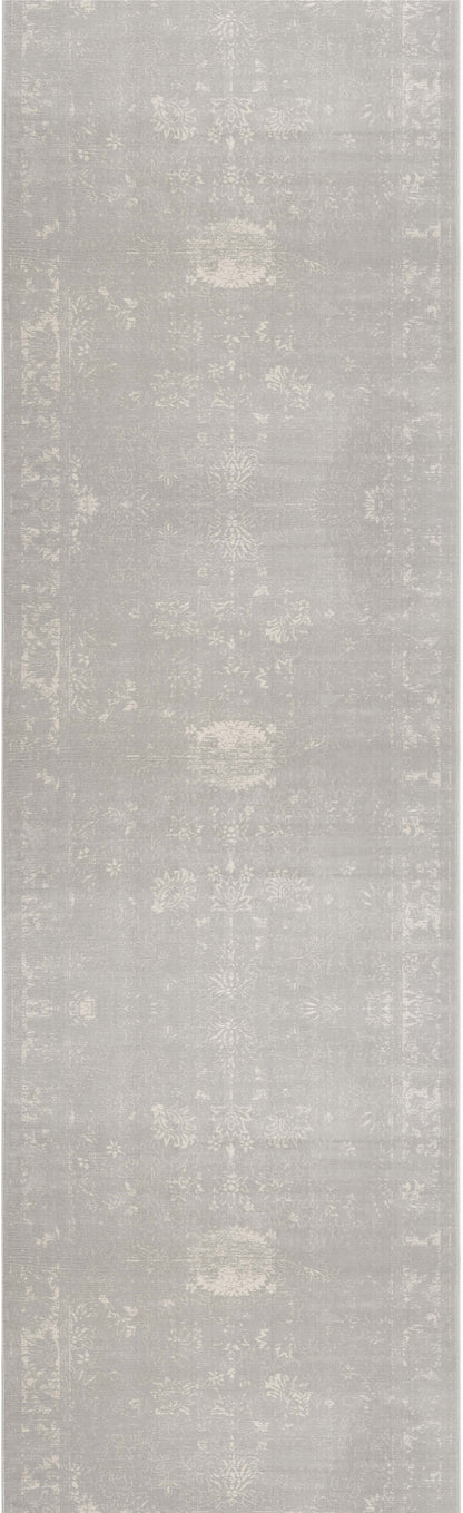 2' X 3' Modern Gray Distressed Scatter Rug