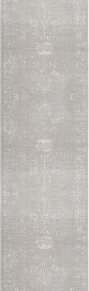 5' X 8' Modern Gray Distressed Area Rug