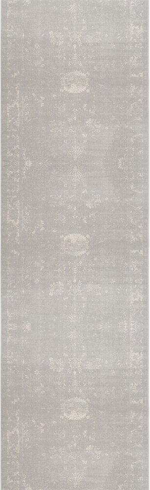 5' X 8' Modern Gray Distressed Area Rug