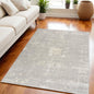 2' X 3' Modern Gray Distressed Scatter Rug