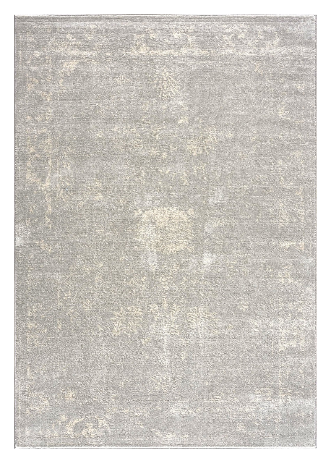 2' X 3' Modern Gray Distressed Scatter Rug