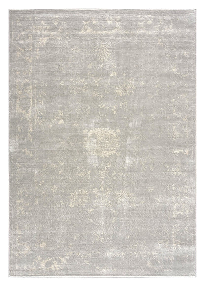 2' X 3' Modern Gray Distressed Scatter Rug