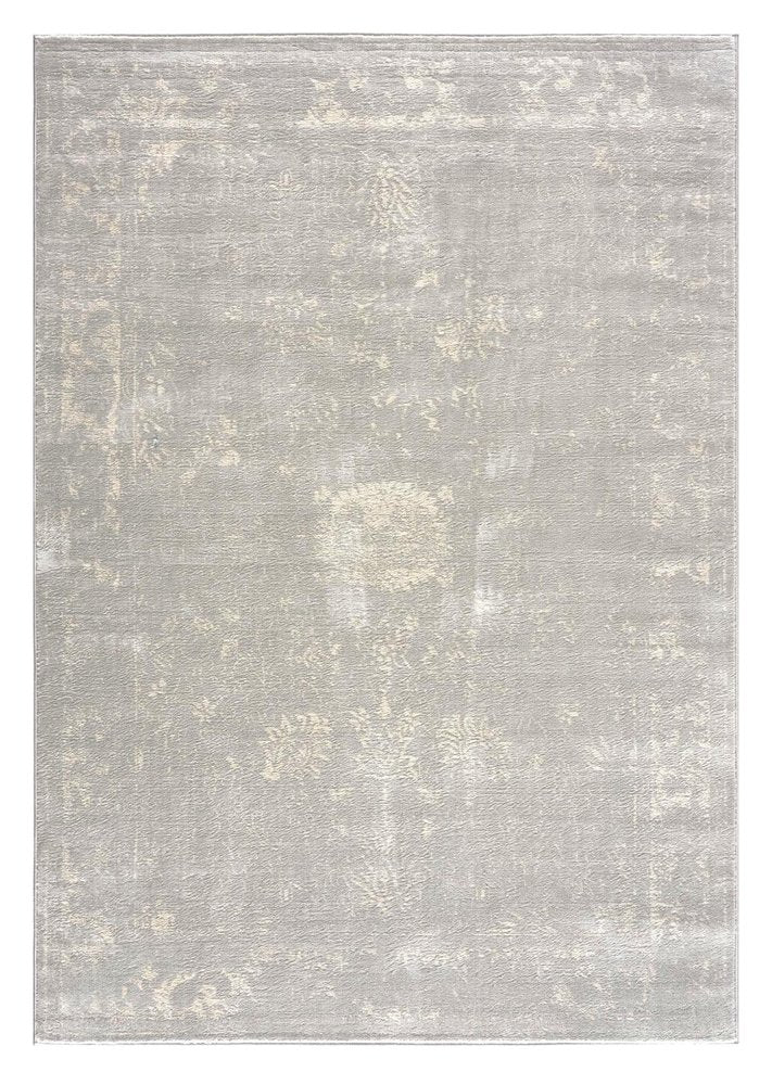 2' X 3' Modern Gray Distressed Scatter Rug