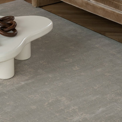 5' X 8' Modern Gray Distressed Area Rug