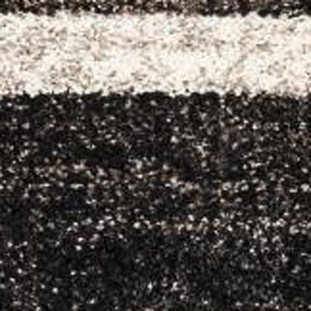 5' X 8' Brown And Beige Abstract Blocks Area Rug