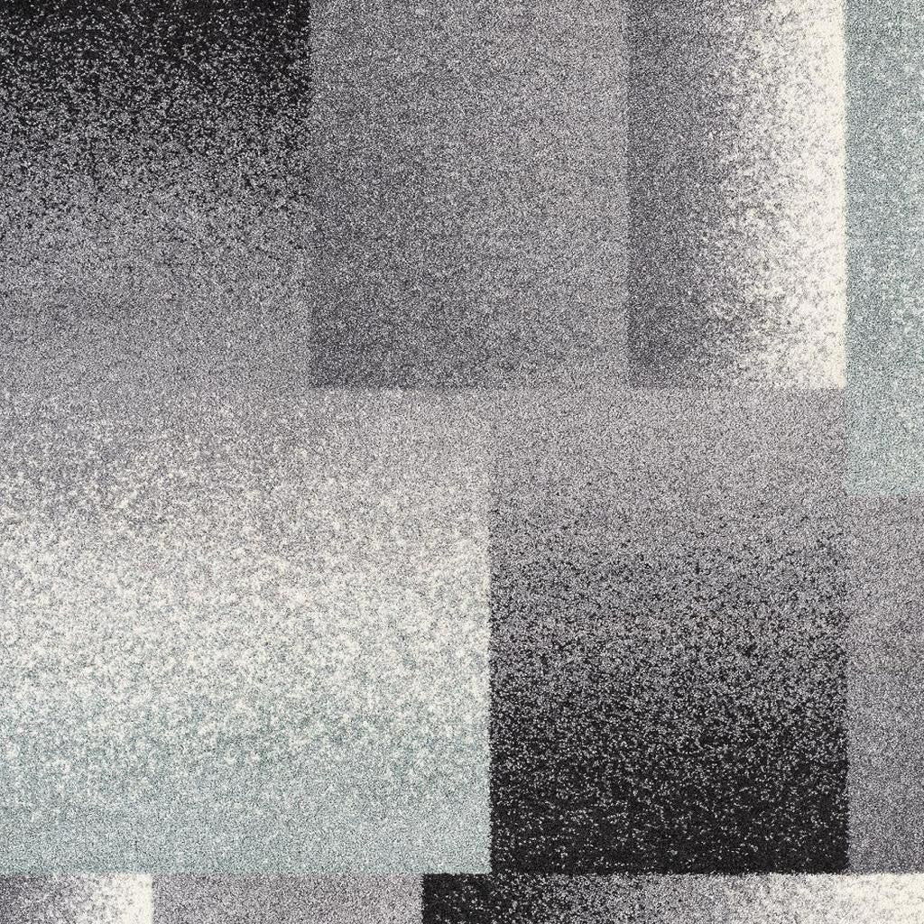 8' X 11' Gray Modern Geometric Area Rug