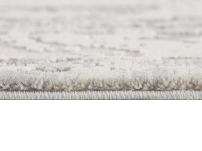 5' X 8' Grey Abstract Area Rug