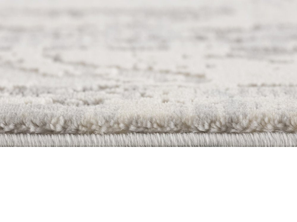 5' X 8' Grey Abstract Area Rug