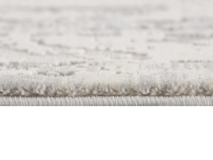 5' X 8' Grey Abstract Area Rug