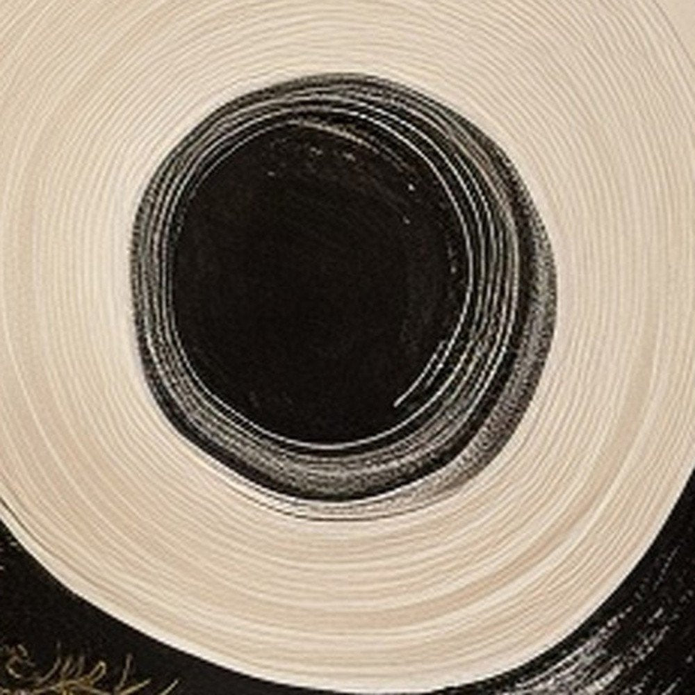 3' X 5' Gray Abstract Dhurrie Area Rug