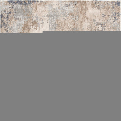 3' X 5' Beige Abstract Dhurrie Area Rug