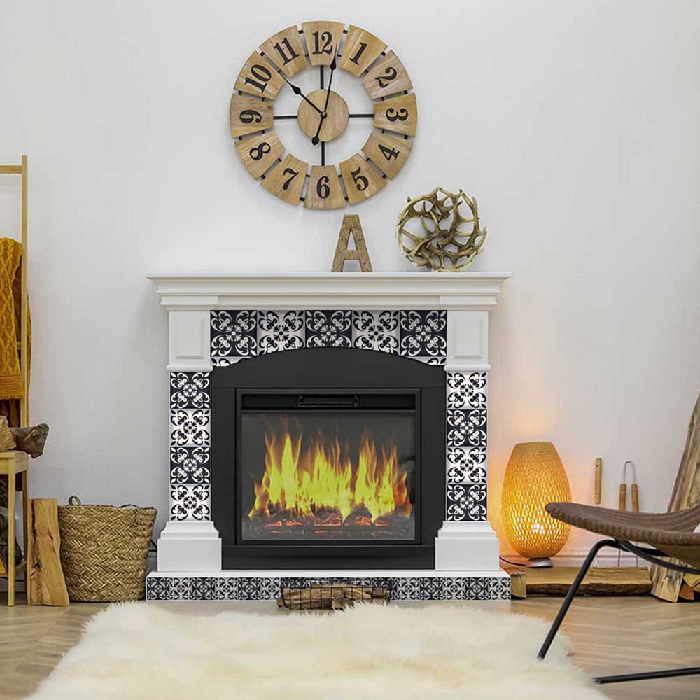 6" X 6" Golden Yellow Retro Peel And Stick Removable Tiles
