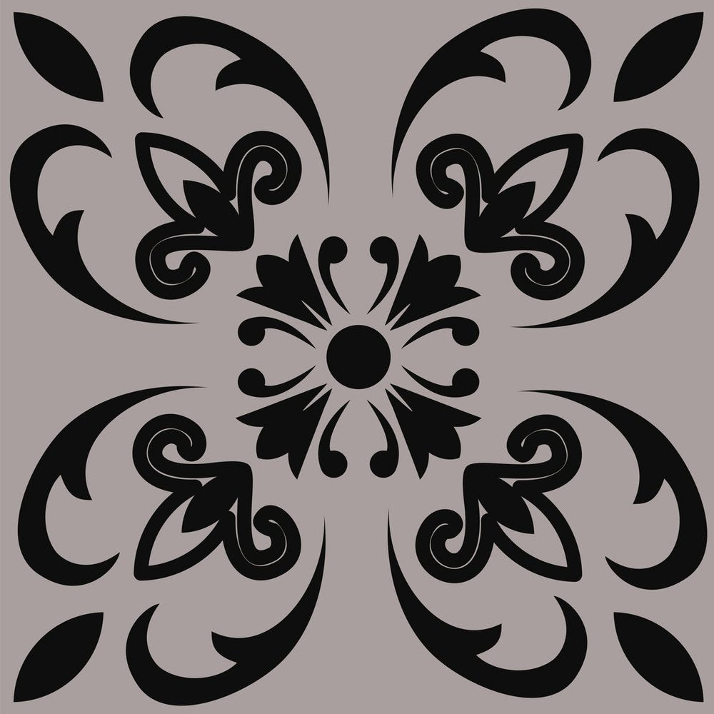 8" x 8" Light Gray Vinyl Peel And Stick Removable Tiles