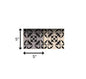 4" X 4" Light Grey And Cream Orchid Peel And Stick Removable Tiles