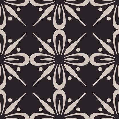6" x 6" Cream Vinyl Peel And Stick Removable Tiles