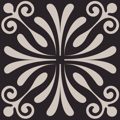 7" x 7" Cinnamon Vinyl Peel And Stick Removable Tiles
