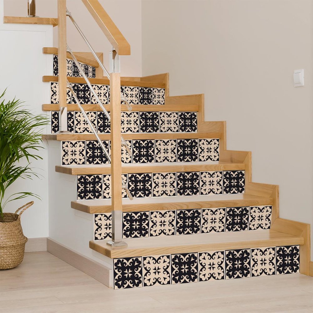 7" x 7" Cream Peel And Stick Removable Tiles