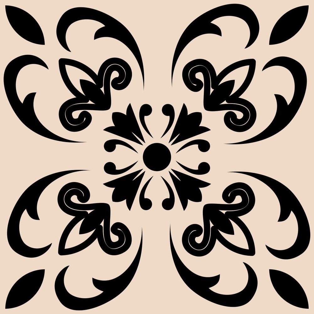4" x 4" Cream Vinyl Peel And Stick Removable Tiles