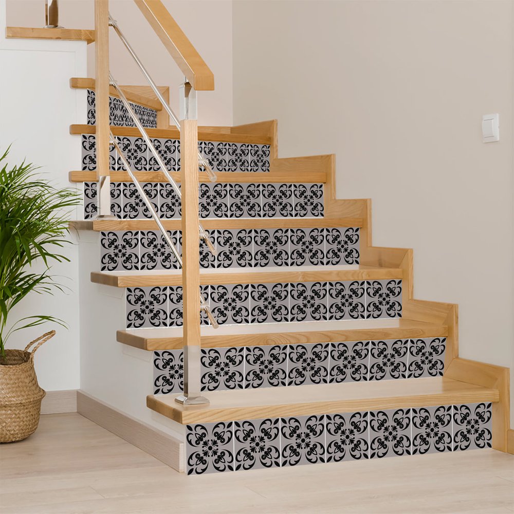 7" x 7" Dark Gray Peel And Stick Removable Tiles