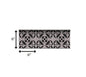 4" X 4" Black And White Orchid Peel And Stick Removable Tiles
