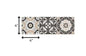 4" X 4" Charcoal And White Mosaic Peel And Stick Removable Tiles