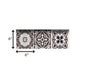 4" X 4" Light Brown And White Mosaic Peel And Stick Removable Tiles