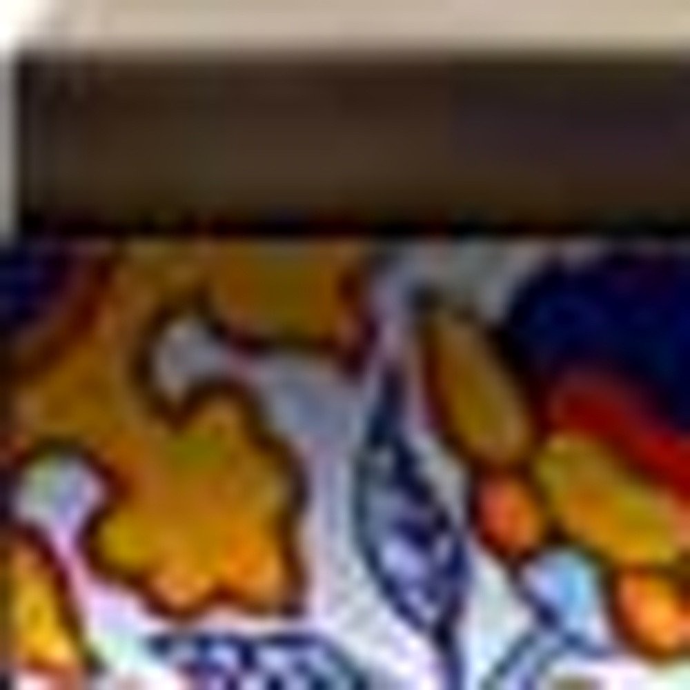 4" x 4" Blue And Red Peel And Stick Removable Tiles