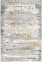 5' X 8' Gray Mod Distressed Strokes Area Rug