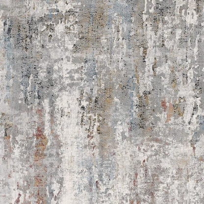 4' X 6' Gray Abstract Pattern Area Rug