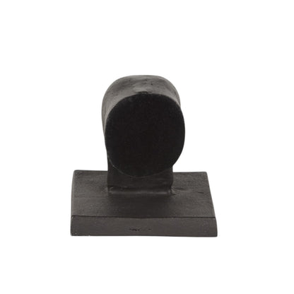 Set of Two 7" Black Cast Iron Horse Decorative Bookends