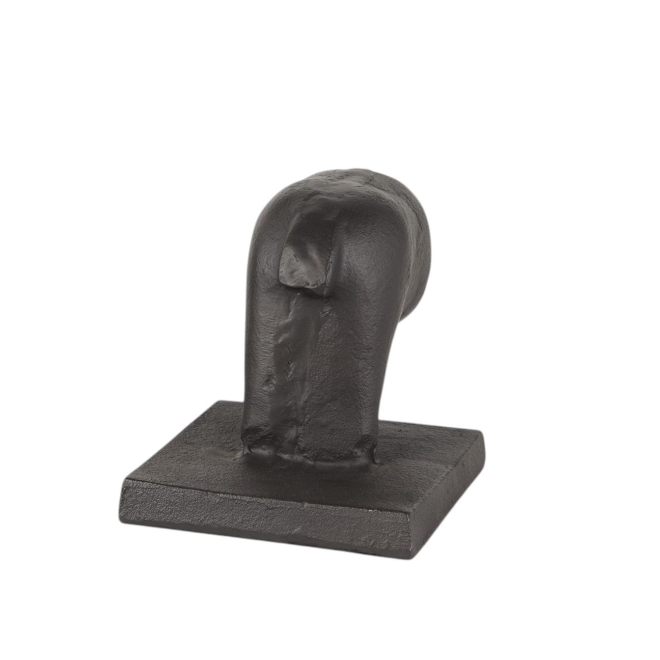 Set of Two 7" Black Cast Iron Horse Decorative Bookends