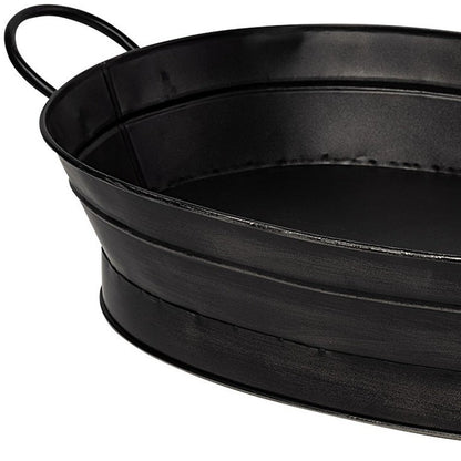 14" Black Metal Basket