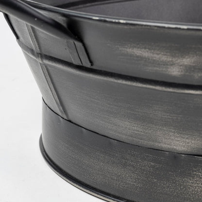 14" Black Metal Basket