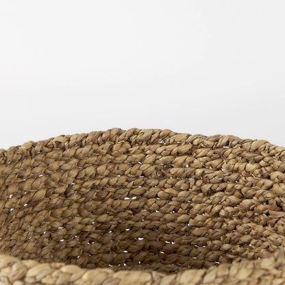Set of Three Brown Wicker Basket