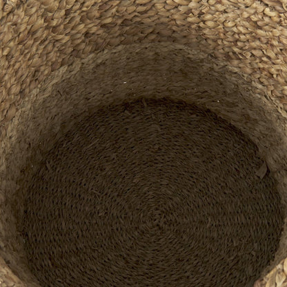 Set of Three Brown Wicker Basket