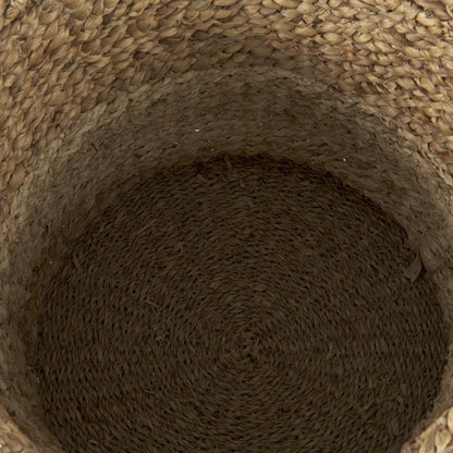 Set of Three Brown Wicker Basket