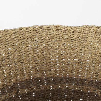 Set of Two Brown Wicker Basket