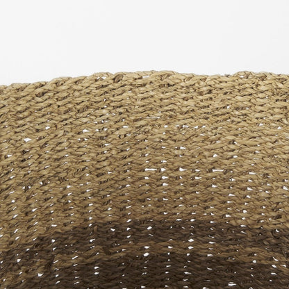 Set of Two Brown Wicker Basket
